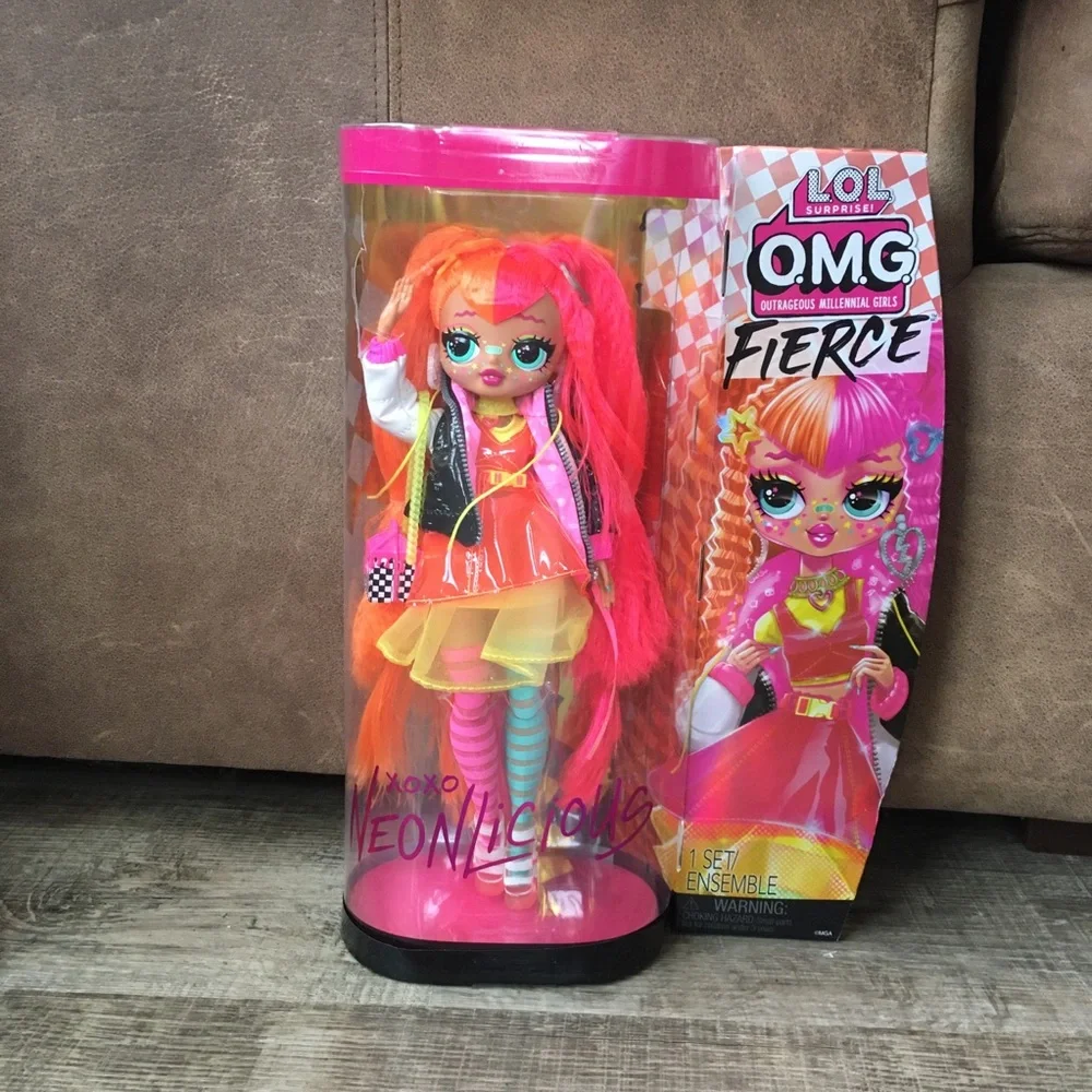 L.O.L. Surprise! O.M.G. Fierce Neonlicious Doll - Pink/Orange Hair